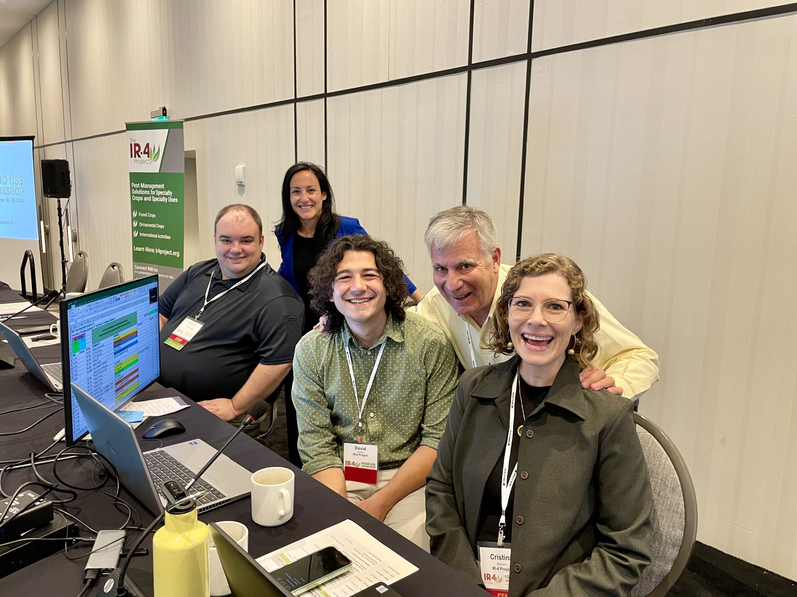 IR-4 Headquarters team members ready to kick off day 2 of the 2024 Food Use Workshop.